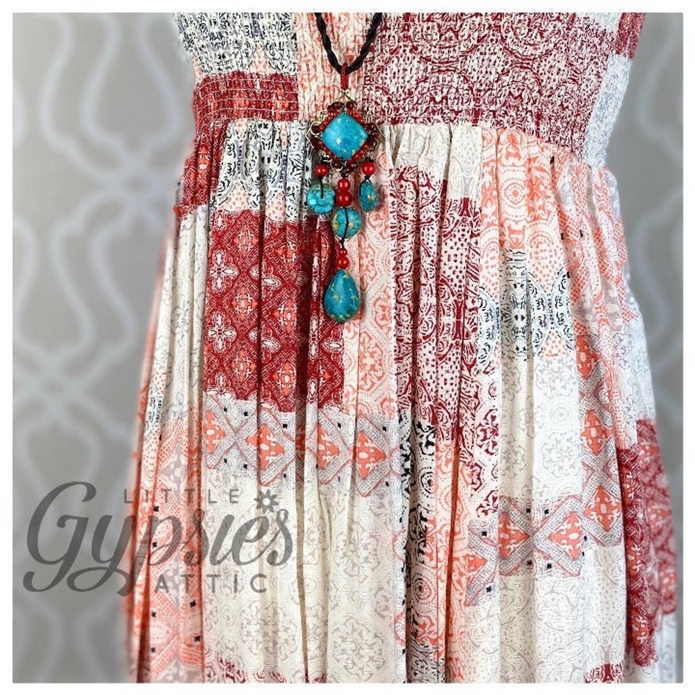 The Kris Bohemian Handkerchief Dress - Picture 4 of 12